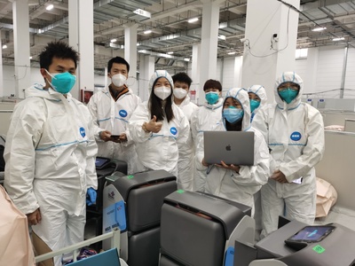 临港方舱纪实 大白小白协同上阵，数字战“疫”科技守“沪”